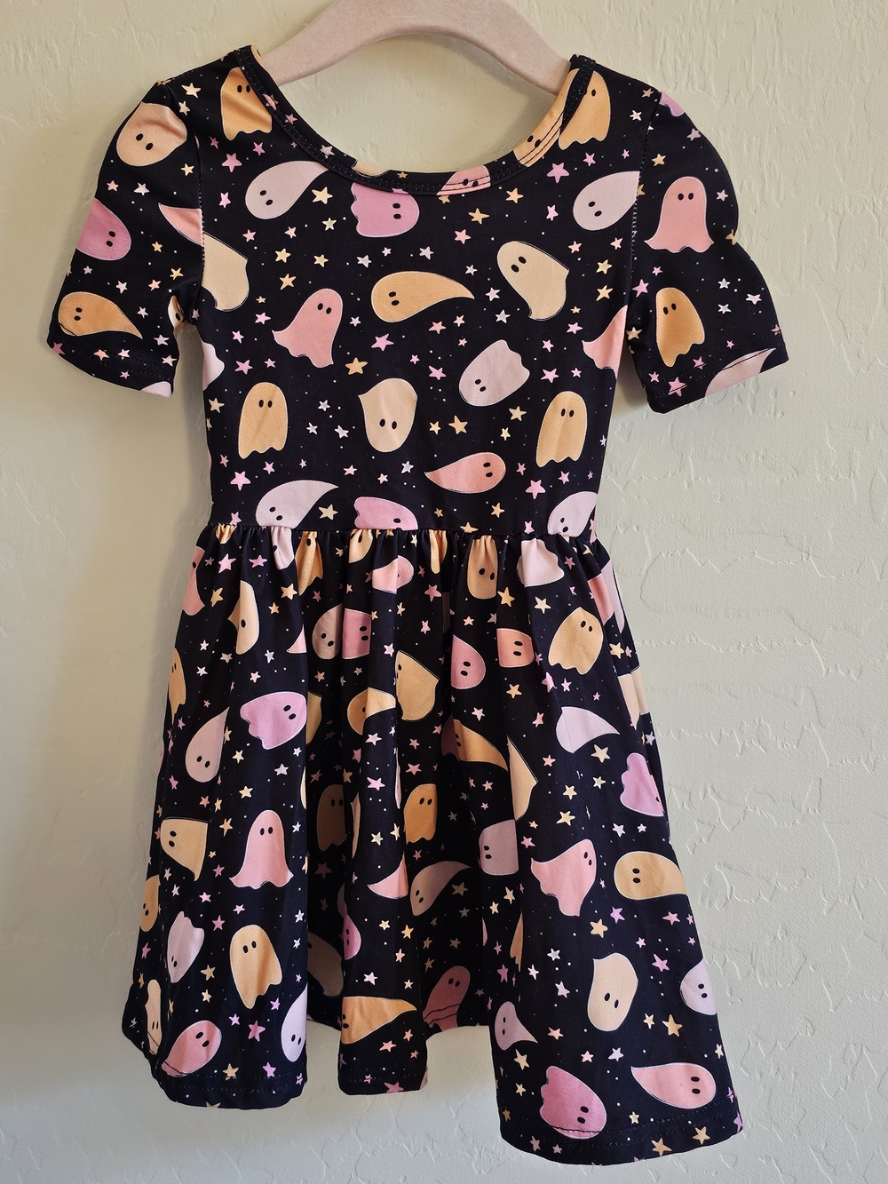 Girlhood By Little Stocking Co Hey Boo Halloween Dress 12-18 months
